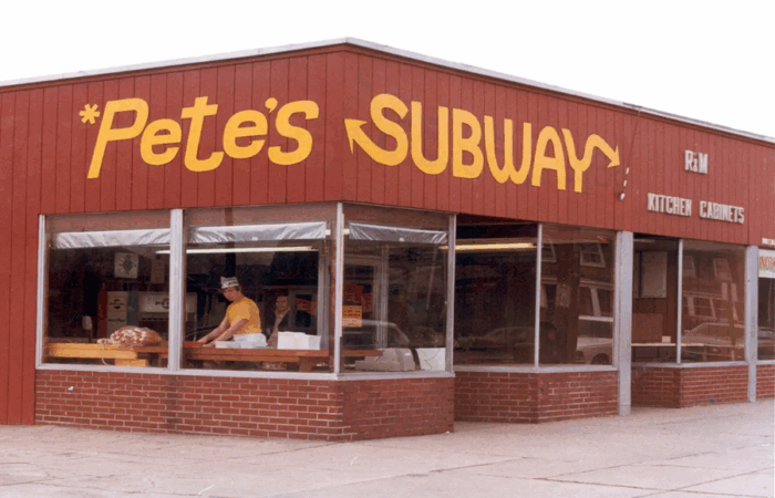 Pete's Subway originele winkel